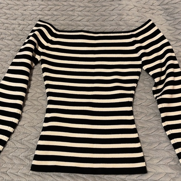 Ba&sh Striped ribbed-knit sweater - Picture 8 of 9